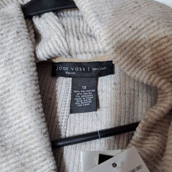 NWT Joan Vass NY Long Sleeve Turtleneck - Picture 8 of 10